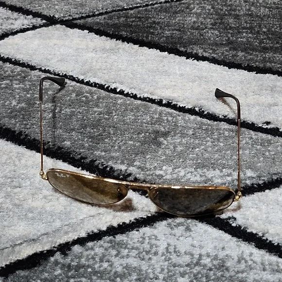 UNISEX RAY BAN AVIATOR GRADIENT METAL MATTE GOLD BROWN LENSES & CASE PRI… - Picture 7 of 12